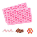 Heart Silicone Molds Non-Stick Food Grade Silicone Baking Mold Reusable Candy Mold Used for Jelly Chocolate Making Supplies