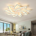Designer LED Petal Chandelier Living Room Bedroom Kitchen Modern Lamp Home Interior Lighting Luxury High-end Decoration Fixtures