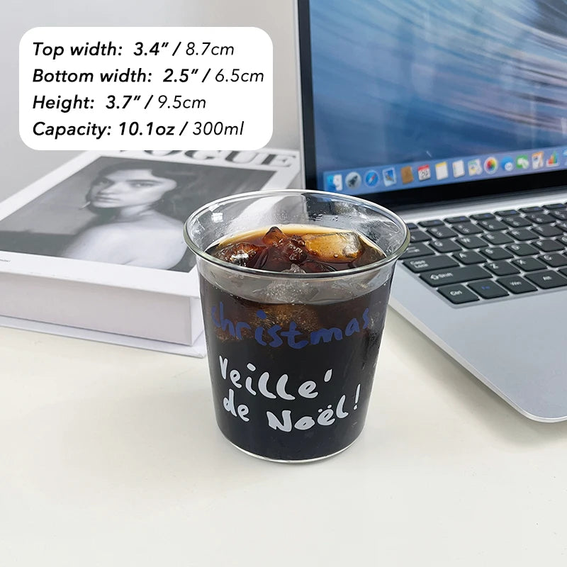 Exquisite Christmas Wine Glass - Glass Cup for Festive Holiday Drinks & Decor, Ideal for Gifting at Parties and Celebrations