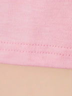 Girls' Casual Short-Sleeve Set: Regular Short-Sleeve Top + Leggings Two-Piece Set, Pink Faux Sequin Bow "Pattern Print, Suitable for Children Aged 4-11, Versatile Clothing for Home and Outings