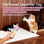 Interactive Cat Toy Electronic Cat Interactive Teaser Toy Kitten Stress Relief Game for Entertainment Enrichment Training Indoor