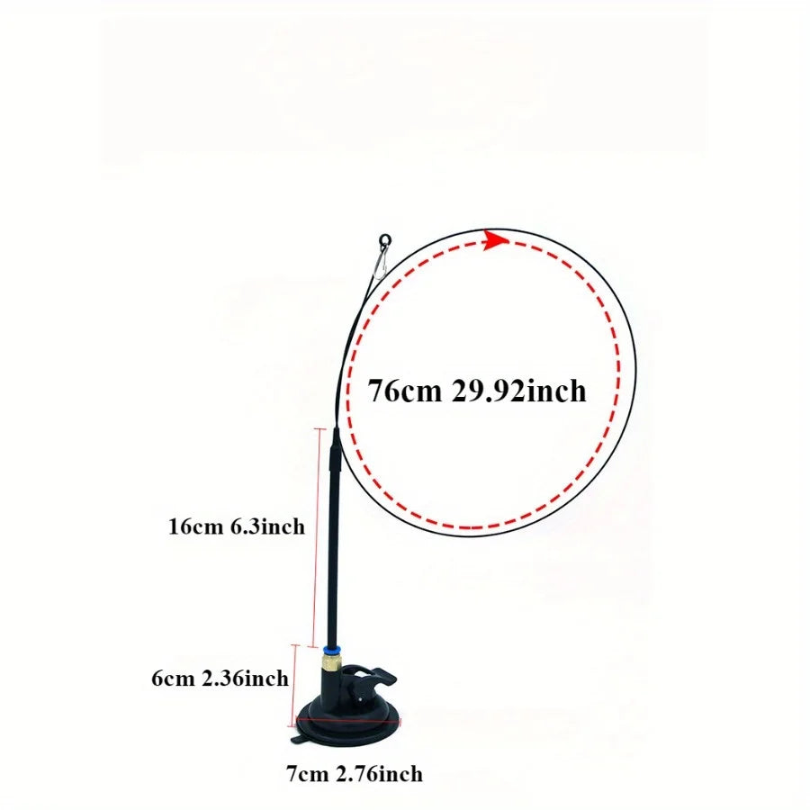12 Pack Interactive Cat Toy Handfree Cat Stick Playing Kitten Playing Teaser Wand Toy Suction Cup Bird/Feather Cat Wand Toys Set