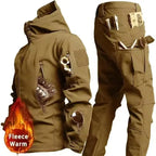 Winter Autumn Fleece Men Jacket Tactical Waterproof Suit Outdoor Fishing Hiking Camping Tracksuits Coat Thermal Suit