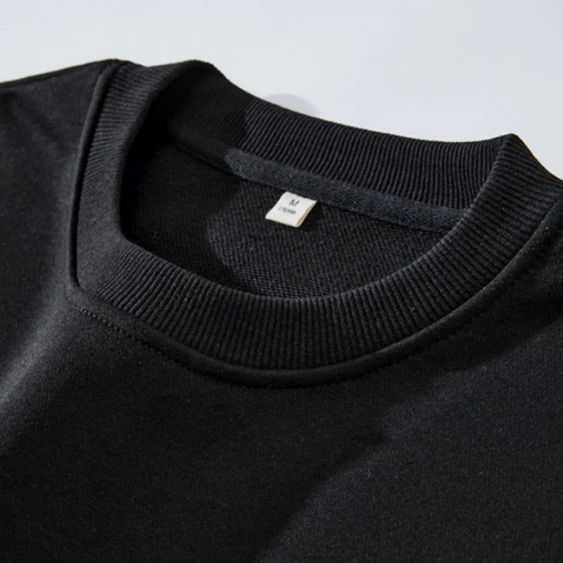 Plus Size Pullovers Men's Sweatshirts 110-185kg Oversized Round Neck Long Sleeve Tees Loose Tops Big Size Male Clothing 1XL-7XL