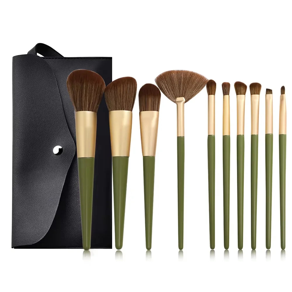 Gift Bag Of  24 pcs Makeup Brush Sets Professional Cosmetics Brushes Eyebrow Powder Foundation Shadows Pinceaux Make Up Tools