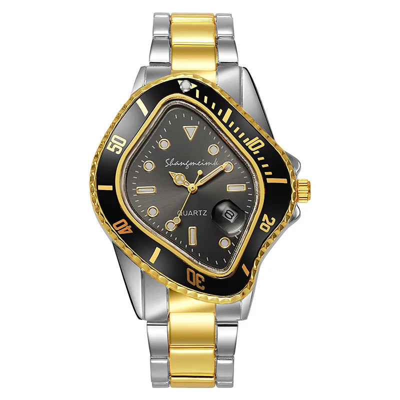 New Fashion Men Luxury Casual Quartz Watch Mens Famous Business Stainless Steel Watches For Gifts Relogio Masculino Male Clock