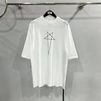 The Newly Printed Long Version of The Loose-fitting Short-sleeved Clothing T-shirt Is A Comfortable and Fashionable Cotton