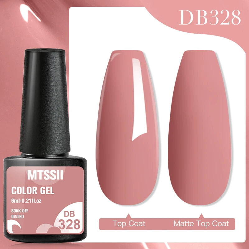 Mtssii 7ML Colorful Reflective Gel Nail Polish Glitter Sparkling Flash Glitter Gel Polish Semi Permanent Varnish Soak Off Nails