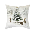 45CM Merry Christmas Cushion Cover Pillowcase 2023 Christmas Decorations for Home Ornament Happy New Year Christmas Decor 2022