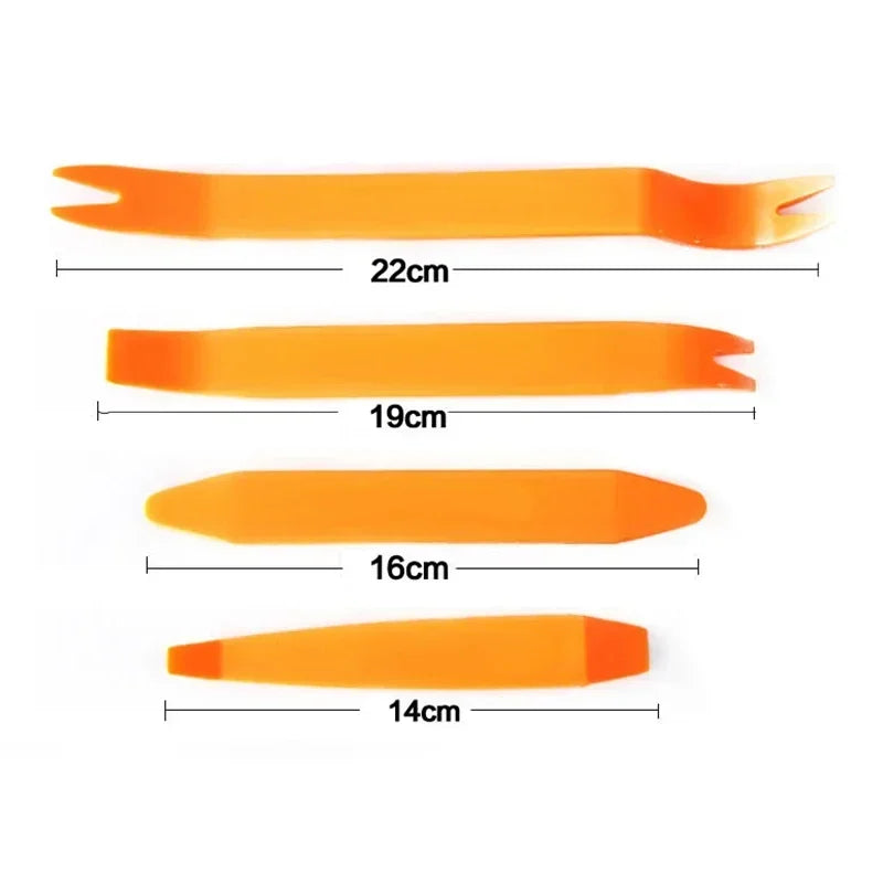 Auto Door Clip Panel Trim Removal Tools Kit Navigation Blades Disassembly Plastic Car Interior Repairing Plastic Pry Hand Tool