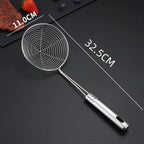 1/3pcs Spider Strainer Oval Skimmer Stainless Steel Filter Mesh with Handle for Kitchen Frying Food Pasta Spaghetti Cooking Tool