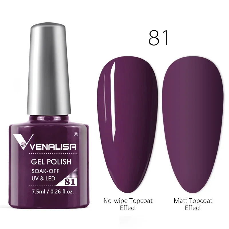 Venalisa Neon Gel Polish Varnishes Hybrid Nails For Manicure 7.5ml Semi Permanent Soak off Enamel Gel Polish UV Nail Gel Polish