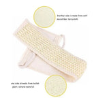 Long Strap Exfoliating Bath Sponge Soft Body Scrubber Washcloth Dead Skin Removal Tool For Shower Spa Daily Skin Care