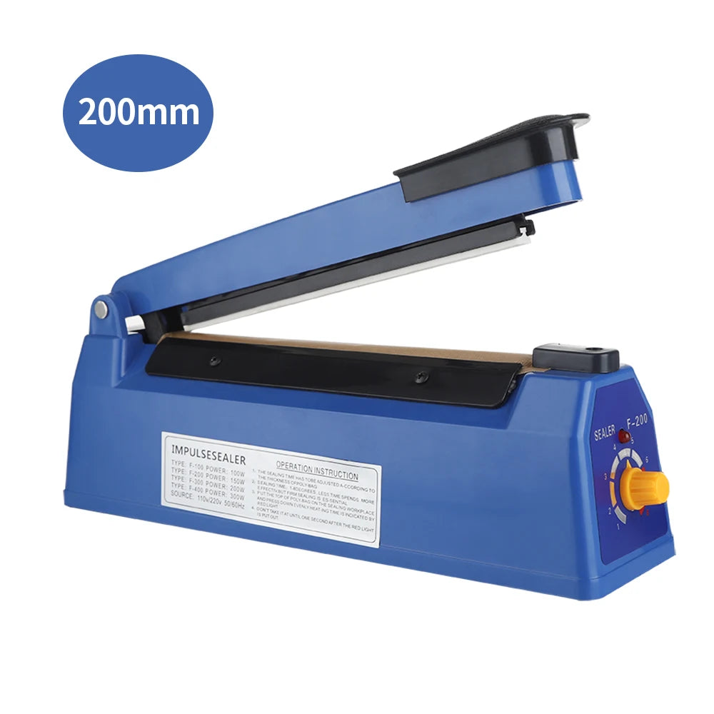 Sealing Machine Electric Heat Sealer Hand Press Vacuum Food Plastic Bag Bobo Ballons Impulse Fast Heat Sealer Packaging Machine