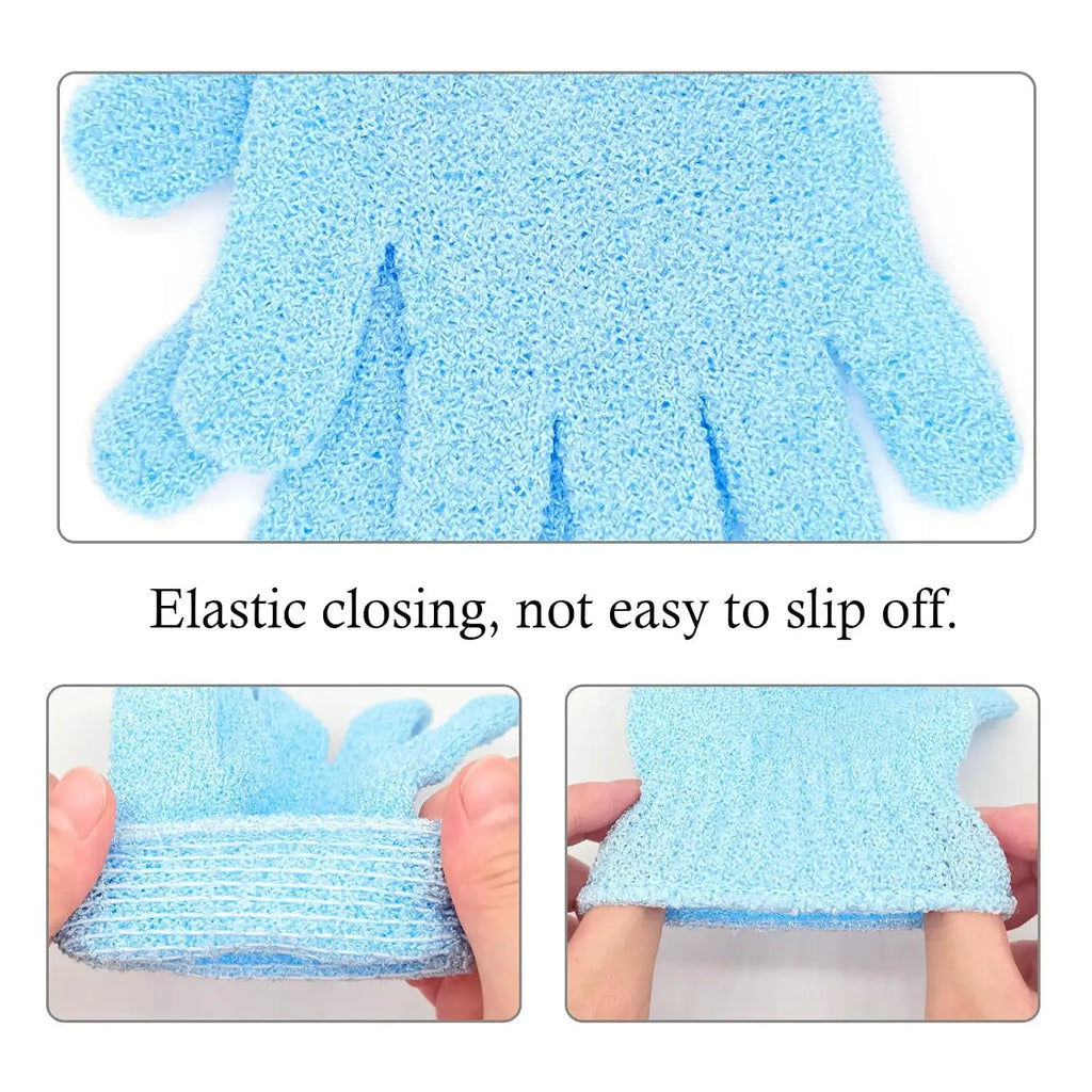 Exfoliating Gloves Bath Sponge Body Dead Skin Remover Bathroom Shower Brush Massager Scrub Exfoliator Magic Bathing Tools