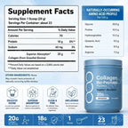 Collagen Bio Peptides Protein Powder 20g Collagen 18g Protein Per Serving Supports Skin Hair Nails Joint Wellness Unflavored