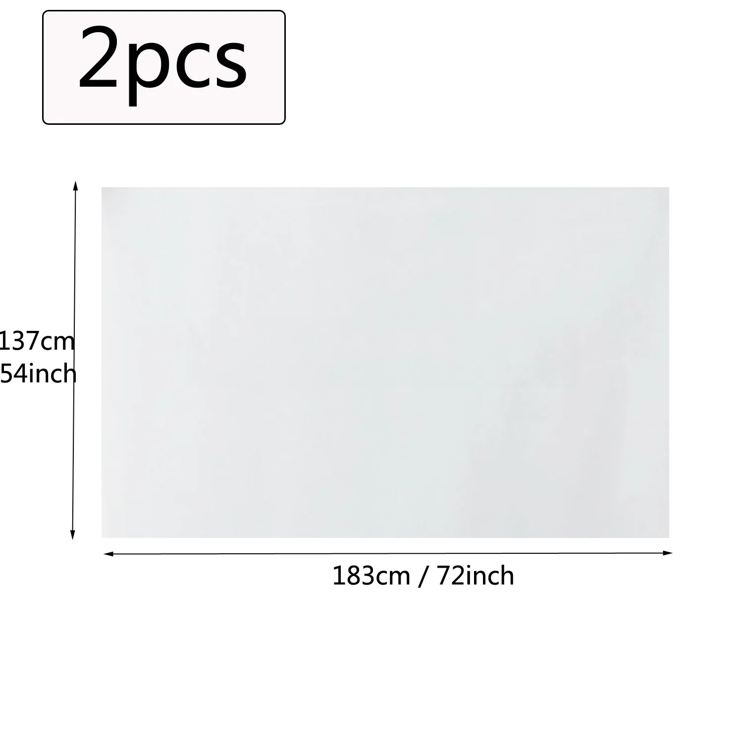 Disposable PE Table Covers Cloth Tablecloth Easy Cleanup Plastic Rectangle White Plastic Tablecloth for Party Wedding 10/5/2pcs