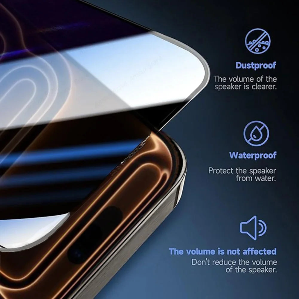 1-5PCS Privacy Screen Protector Dust Free Installation Protector for iPhone 15 14 13 12 11 16 17 Pro Max Anti-Spy Tempered Glass