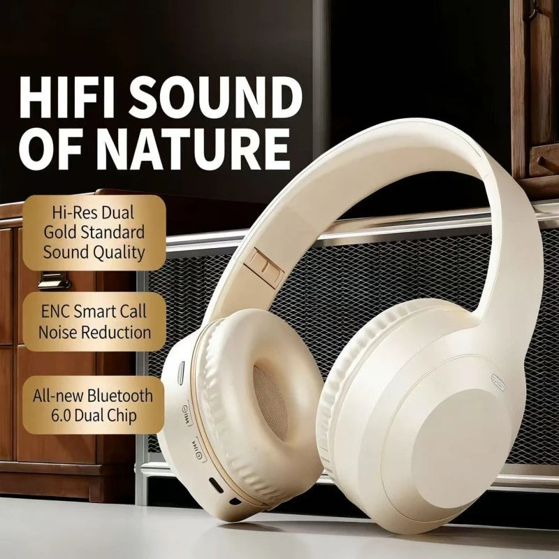 Over Ear HIFI Stereo M5 Headsets Wireless Bluetooth 5.3 Headphones Sports Gaming Earphones Support TF/AUX noise reduction