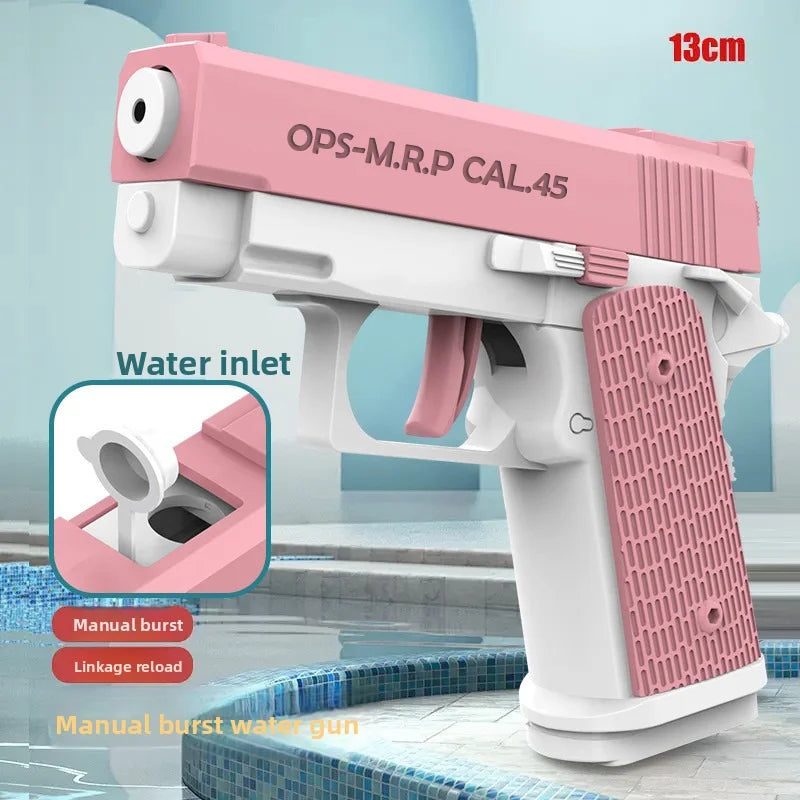 Electric Water Gun Rechargeable Automatic & Manual Spray Gun Capacity Range Up to 32 FT Range for Adults & Kids