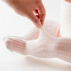 Summer Baby Socks Outdoor Anti-mosquito Newborn Infant Mesh Knee High Socks Cute Animal Cotton Breathable Kids Long Socks