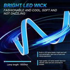 1pc Dynamic meteor Led Car Hood Lights Strip Universal Engine Hood Guide Decorative Light Bar Auto Headlights Car Running Light