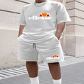 2026New Men's Summer Short Sleeved T-shirt Set Fashion Two-piece Sportswear Casual Shorts Sportswear Men's Sportswear Set