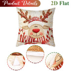 Christmas Pillowcases Merry Christmas Decorations for Home 2026 Xmas Snowman Elk Sofa Cushion Cover Navidad Natal New Year 2027