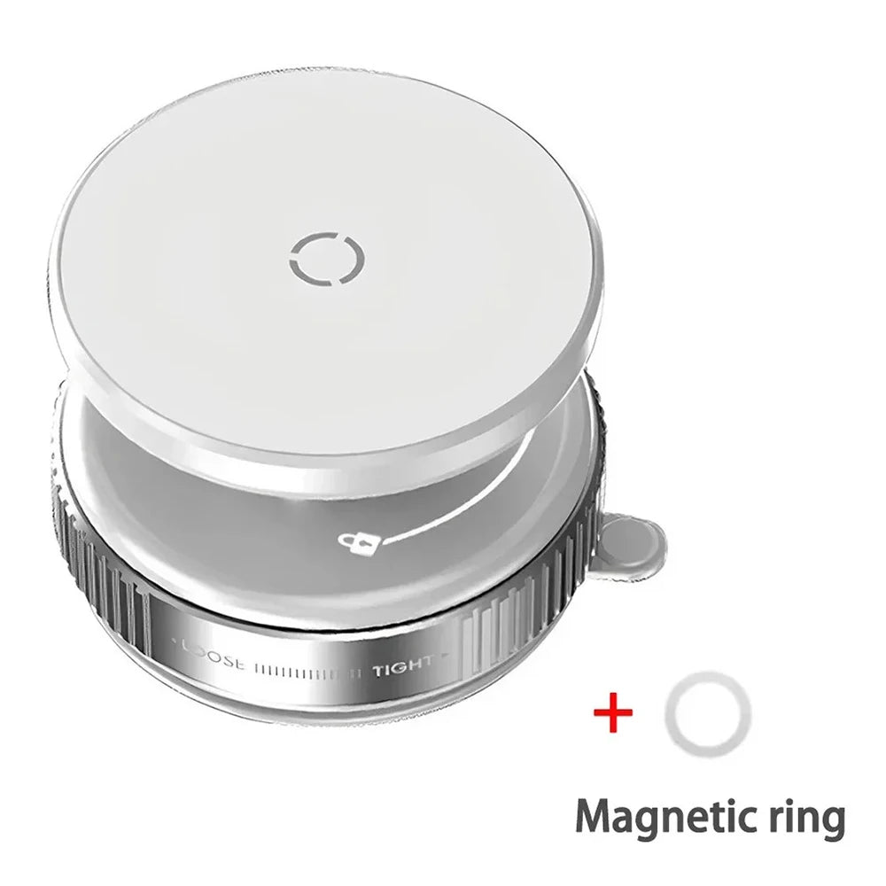 360° Adjustable Vacuum Magnetic Suction Cup Mobile Phone Holder Suitable For Car/ Gym/Mirror/Smooth Surface Hands-free Suction