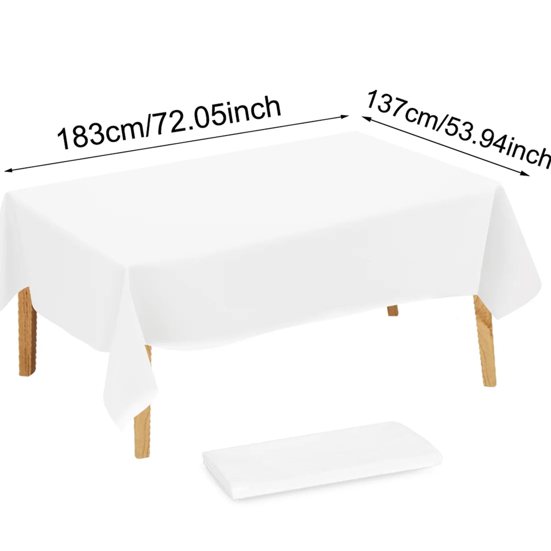 1/5pc Solid Color Plastic Tablecover 137×183 cm Rectangle Tablecloth for Birthday Party Wedding Picnic Table Decorations