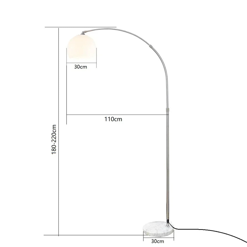 Modern Luxury Nordic Style Stainless Steel Curved PVC LED Floor Lamps Art Creative Lights for Bedroom Home Decoration Chandelier