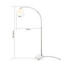 Modern Luxury Nordic Style Stainless Steel Curved PVC LED Floor Lamps Art Creative Lights for Bedroom Home Decoration Chandelier