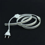 LED Strips Light 220V SMD2835 IP67 Waterproof Flexible Rope Lamp 120Leds/M High Brightness Outdoor Indoor Tape Decor EU Plug