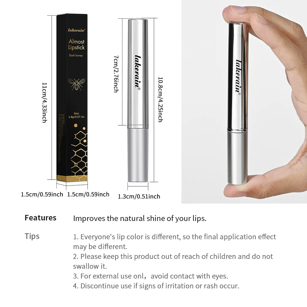 Nourishing Moisturizing Black Brown Honey Lipsticks Lasting Non-stick Cup Tinted Lip Balm Plumper Sexy Daily Lips Care Cosmetics