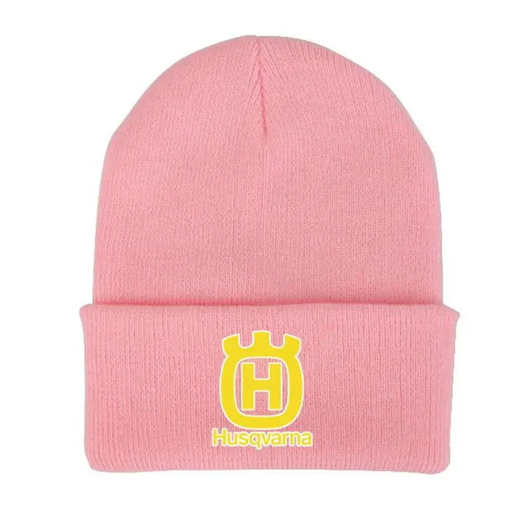 For Husqvarna Motorcycle Enthusiasts Knitted Hats Windproof Hats For Autumn and Winter Warm Hats Baseball Hats Trendy Cold Hats