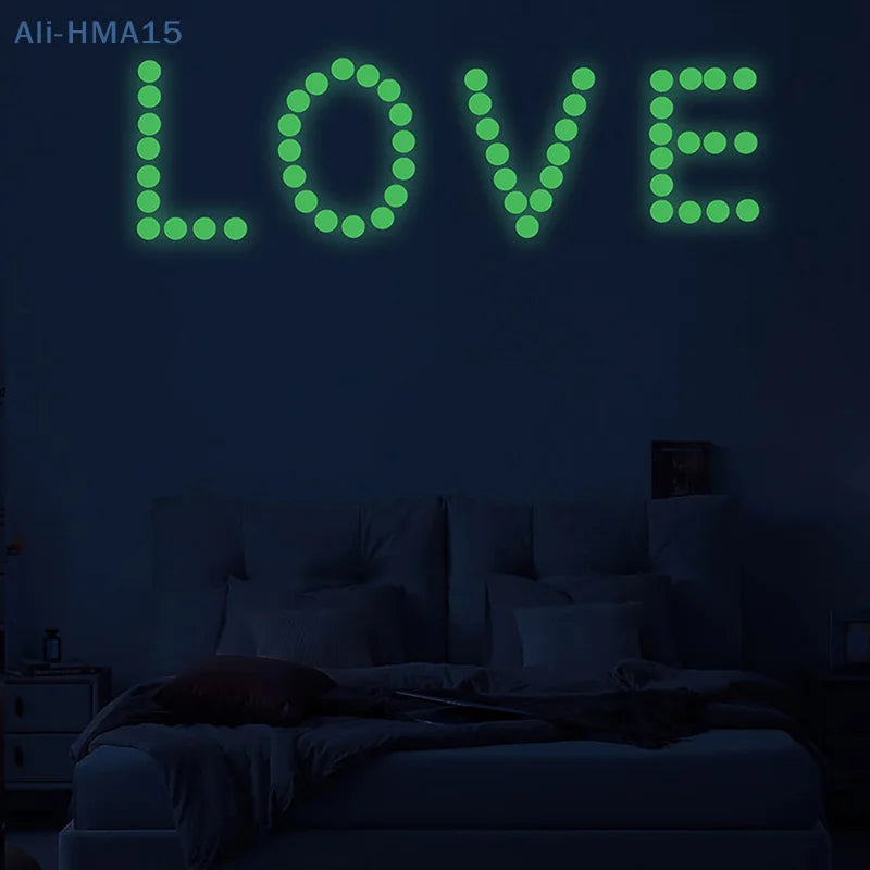 Luminous Dots Wall Stickers Fluorescent Home Children's Room Wall DIY Self-adhesive Decorative Glow In The Dark Stickers