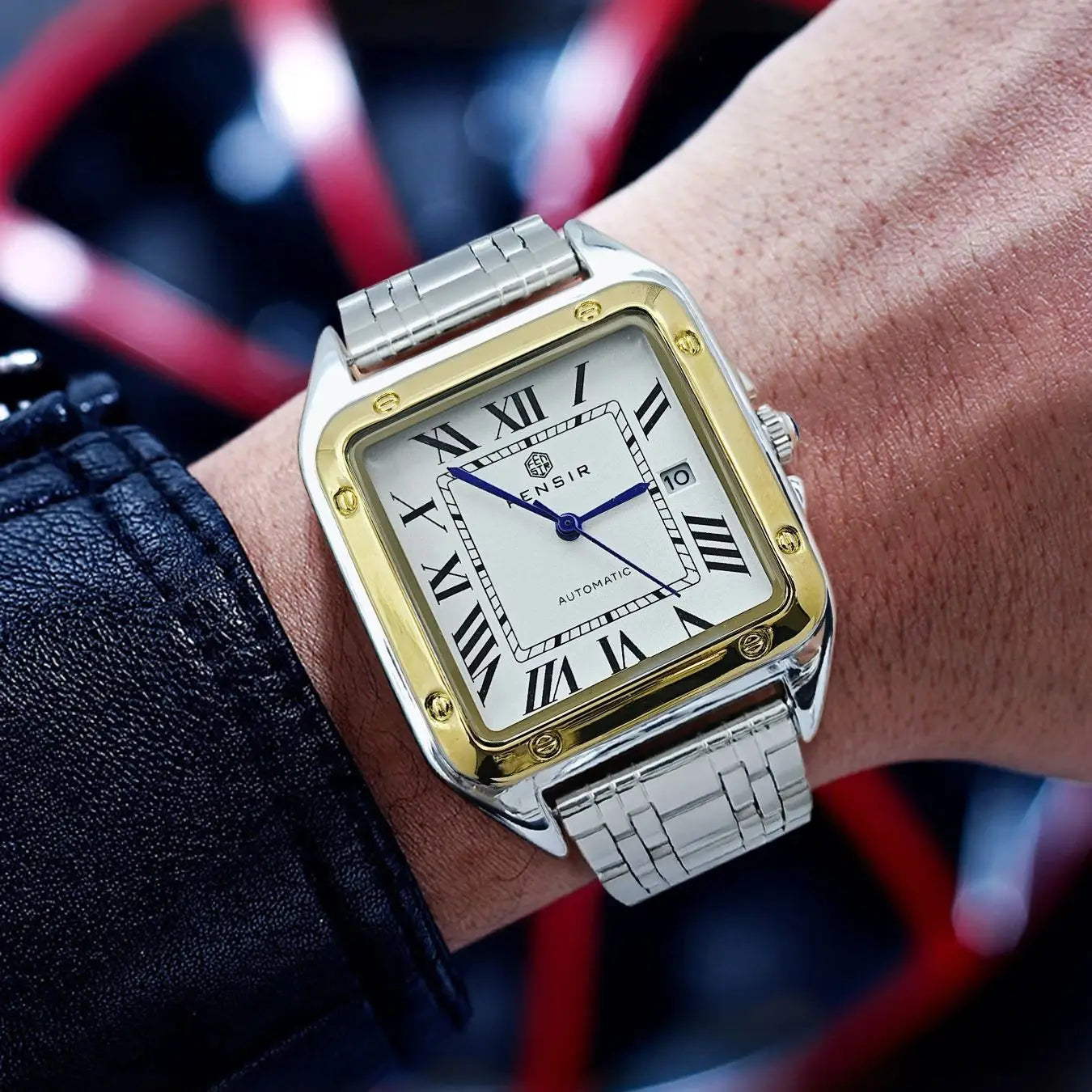 New Square-Shaped Men's Watch, Fashionable, Business Casual, Versatile and Stylish, Suitable for Various Occasions, the First Choice for Giving as a Valentine's Day Gift to Your Boyfriend