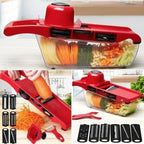 Multifu Vegetable Slicer Portable Vegetable Fruit Slicing Shredding Machine in The Kitchen Potato and Carrot Shredding Machine