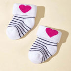 3Pair/lot new girls' warm socks for autumn and winter