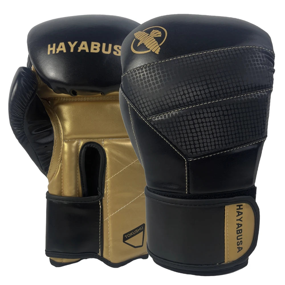 Professional Boxing Gloves for Kids & Adults (6-16oz), PU Leather, High Density Foam MMA Muay Thai Combat Training, Punching Bag