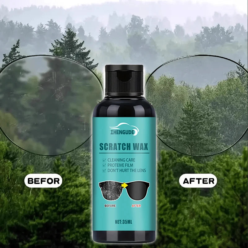 Glasses Scratch Repair Cream - Polishing Scratches on Glasses Lenses and Frames, Polishing and Grinding Scratches on Lenses, Suitable for All Glasses