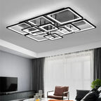 Modern Living Room Acrylic Led Ceiling Lamp Bulb 220v Black Bedroom Study Ceiling Light Home Dining Room Lighting Lustre Fixture