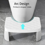 Waterproof Toilet Squat Stool Portable Bathroom Foot Stool for Adults Kids Pregnant Women Elderly Squatty Potty Aid