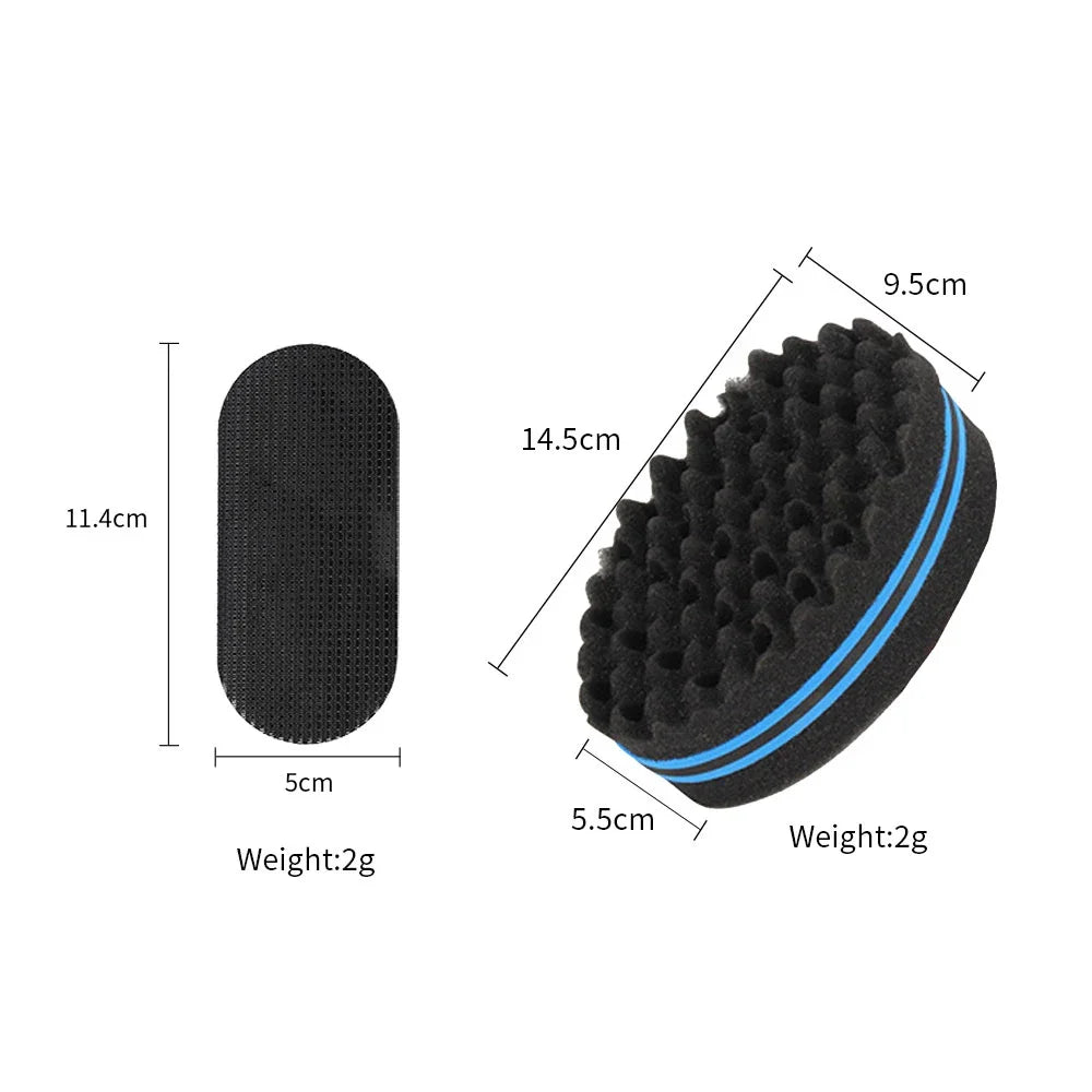 Men Hair Styling Tools Professional Hairdressing Set African Twist Sponge Gloves Barber Shop Hair Curls Fork Comb Pick Comb