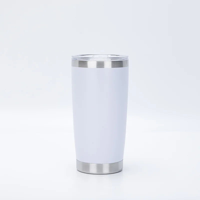 1PC Stainless Steel Tumbler Bulk with Lid Vacuum Double Wall Insulated Travel Coffee Mug Powder Coated Tumbler Cup for Drinks