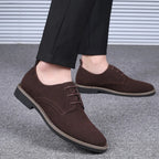 Mens Dress Shoes Legitimate Leather Shoe PU Suede Casual Men Designer Social Male Black Business Luxury Men's Wedding Summer Man
