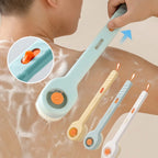 1pc Liquid Filled Soft Long Handle Hair Bath Brush, with A Back Rubbing Tool and A Long Handle for Showering Bath Accessories