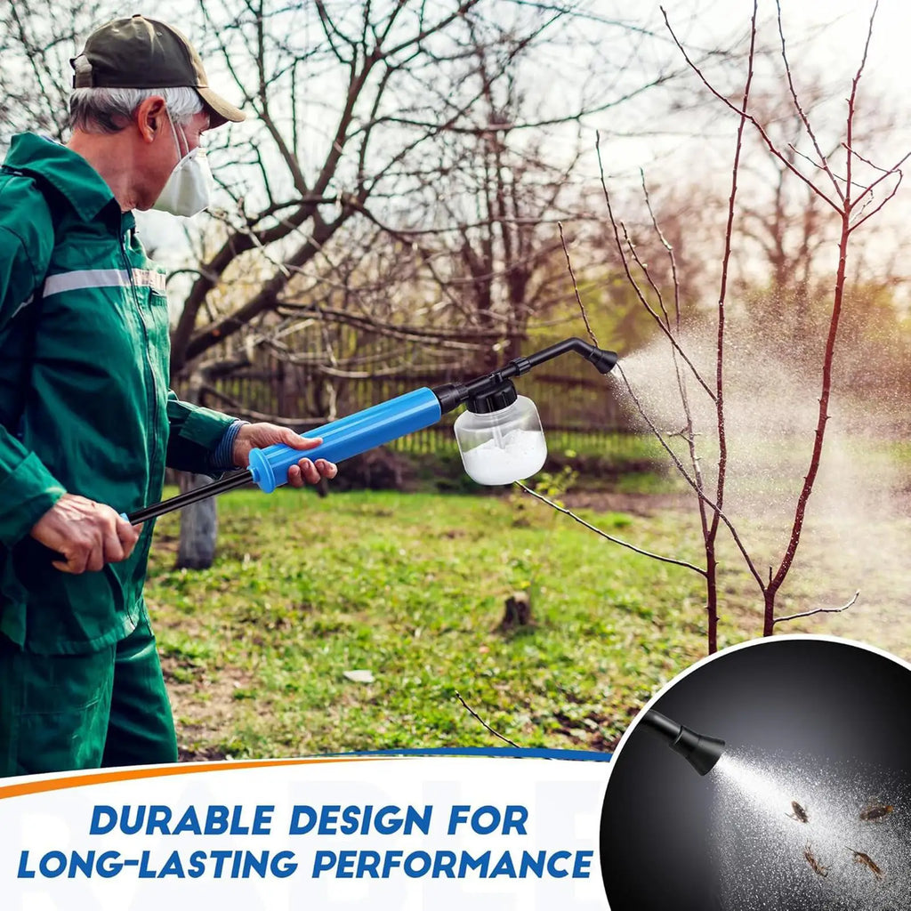 Garden Powder Applicator Portable Powder Duster Applicator for Plants Multi-Functional Diatomaceous Earth Sprayer Gardening