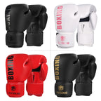 6/8/10/12oz Boxing Gloves Professional Adult Sanda Muay Thai Fighting Gloves Men and Women Training Sandbag Free Fight MMA