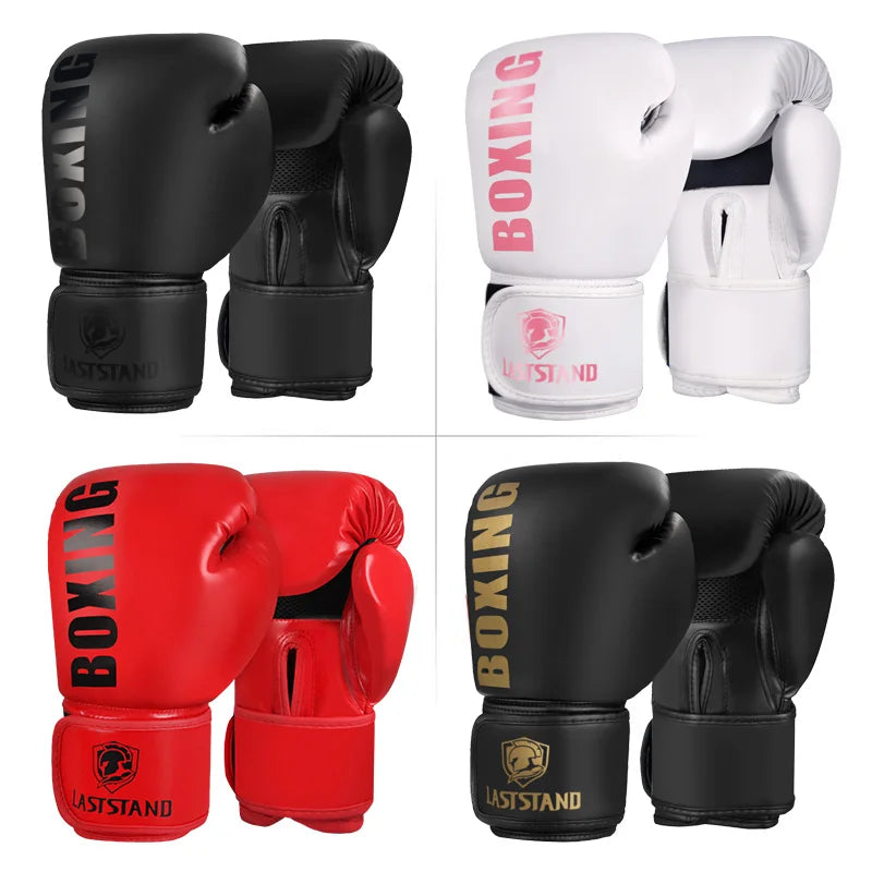 6/8/10/12oz Boxing Gloves Professional Adult Sanda Muay Thai Fighting Gloves Men and Women Training Sandbag Free Fight MMA